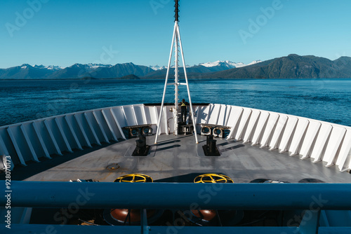 Wallpaper Mural Alaska marine highway ferry along inside passage traveling from Washington to Alaska in summer  Torontodigital.ca