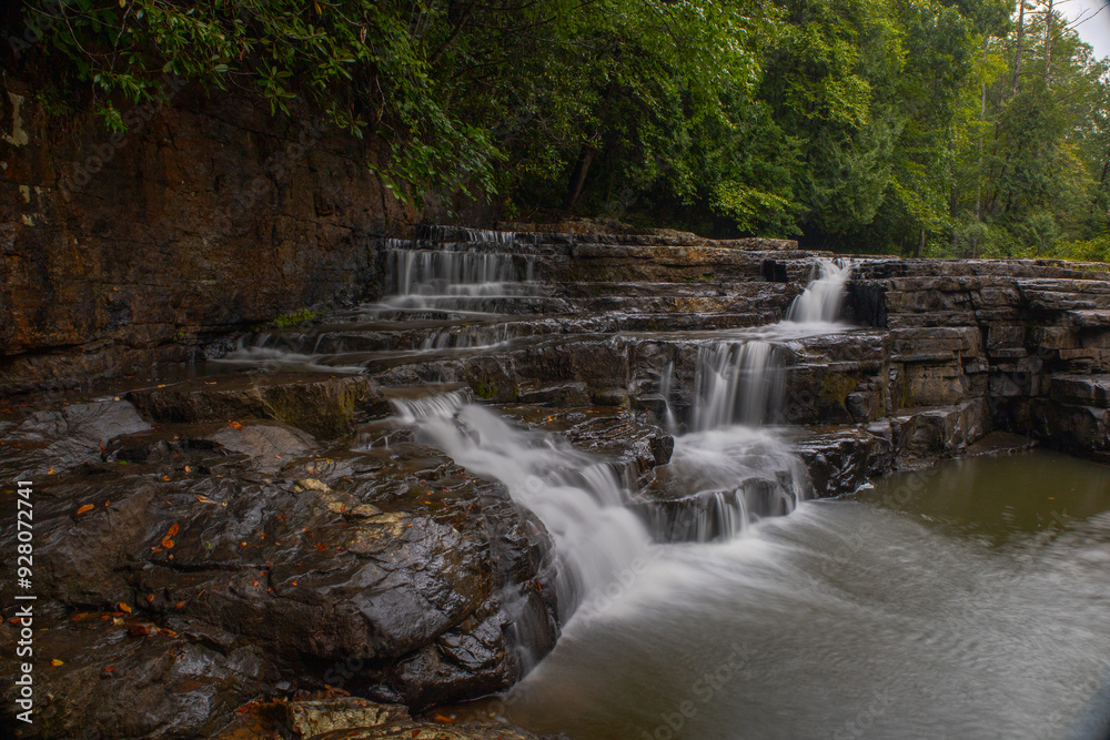 Obraz premium Dismal Falls in Virginia in summer