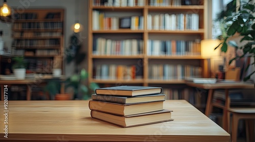 Tranquility in Study. Peaceful work environment concept