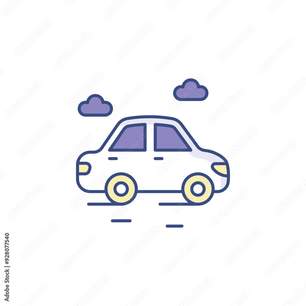 Automobile icon design with white background stock illustration Automobile icon design with white background stock illustration