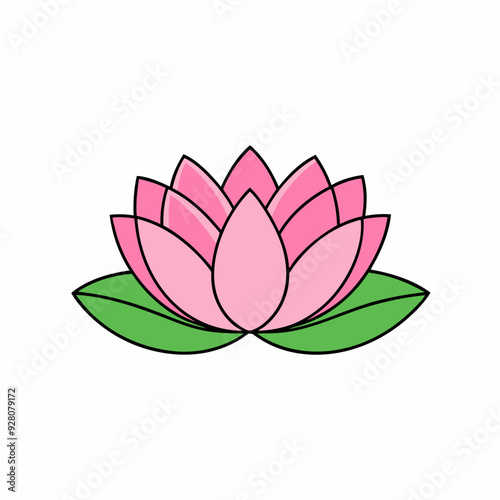 lotus flower vector illustration, Flowers vector art, lotus flower silhouette, lotus flower icon, lotus flower line art,eps, black and white lotus