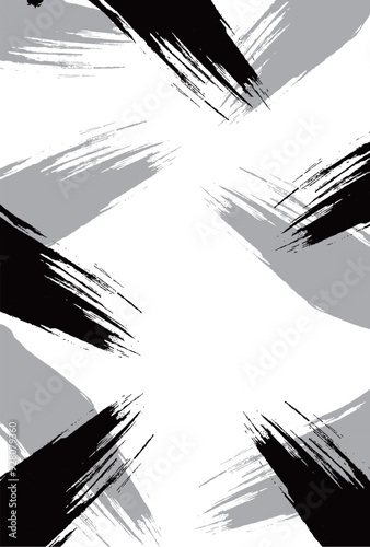 筆文字　墨　かすれ　背景