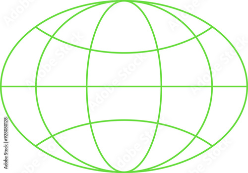 Abstract Futuristic Shape Element