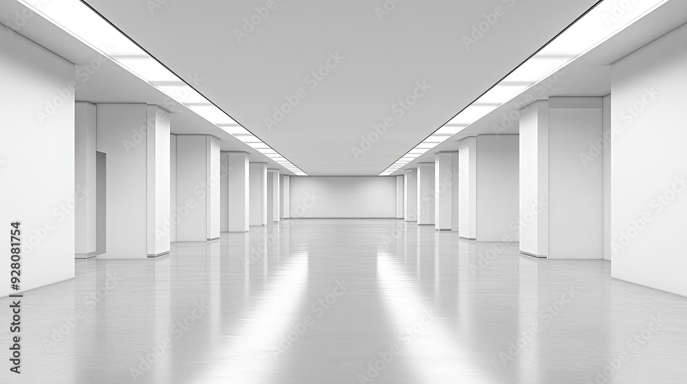 Minimalist Illumination. Modern interior design concept Minimalist Illumination. Modern interior design concept