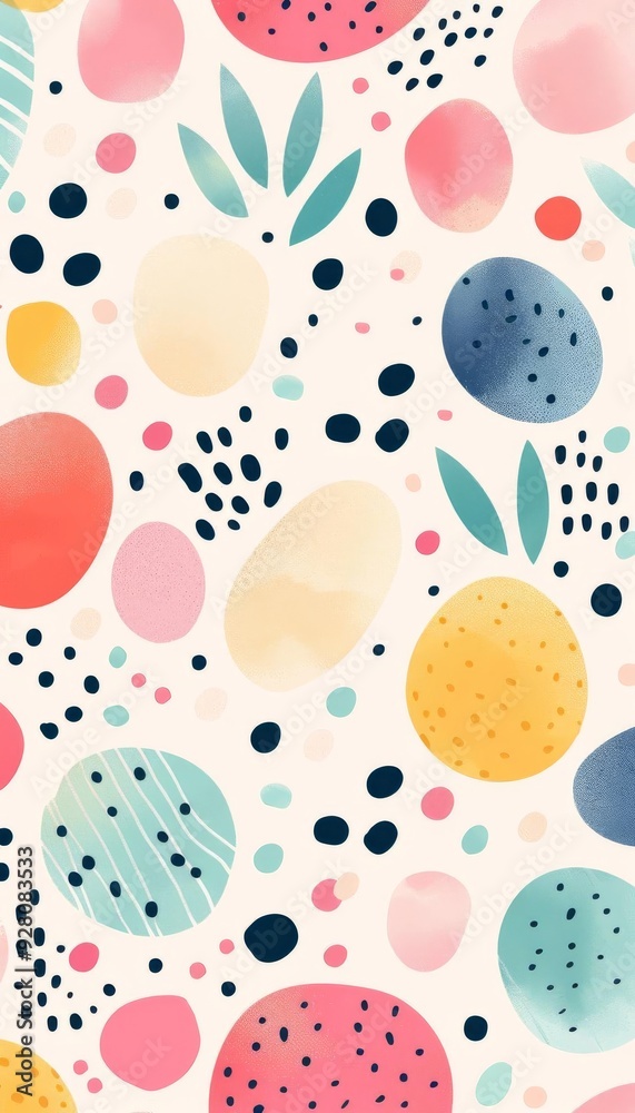Organic bubbles, abstract pattern, flat design illustration Organic bubbles, abstract pattern, flat design illustration