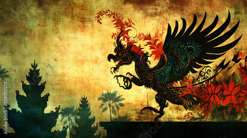 Wayang kulit background