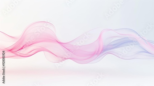 Smoke shapes, abstract fluid, flat design illustration photo