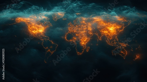 Interactive digital map showing global biomethane production and distribution networks