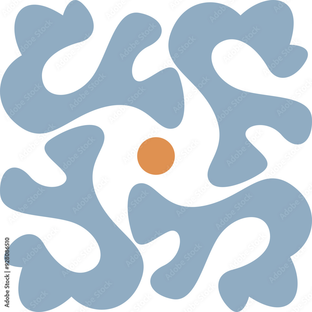 Abstract Plant Illustration Element Abstract Plant Illustration Element