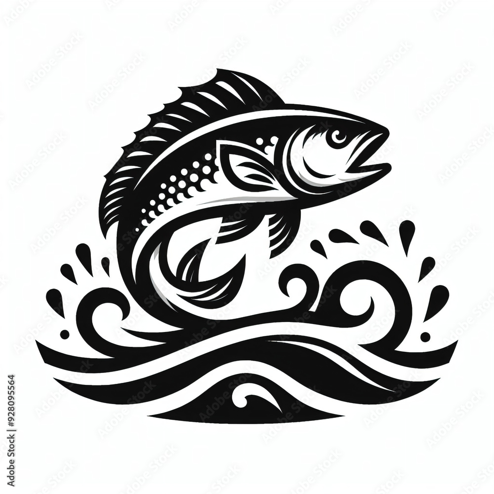 black and white fish black and white fish