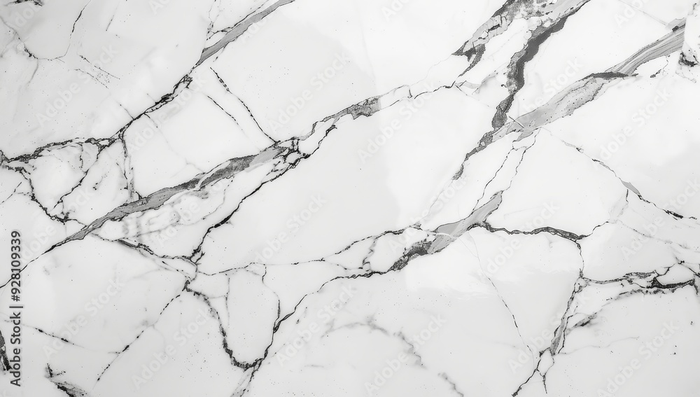 Abstract White Marble Texture with Black Veins Abstract White Marble Texture with Black Veins