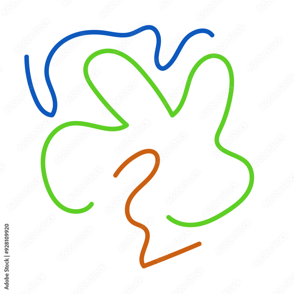 Graphic lines squiggle vectors decoration Graphic lines squiggle vectors decoration