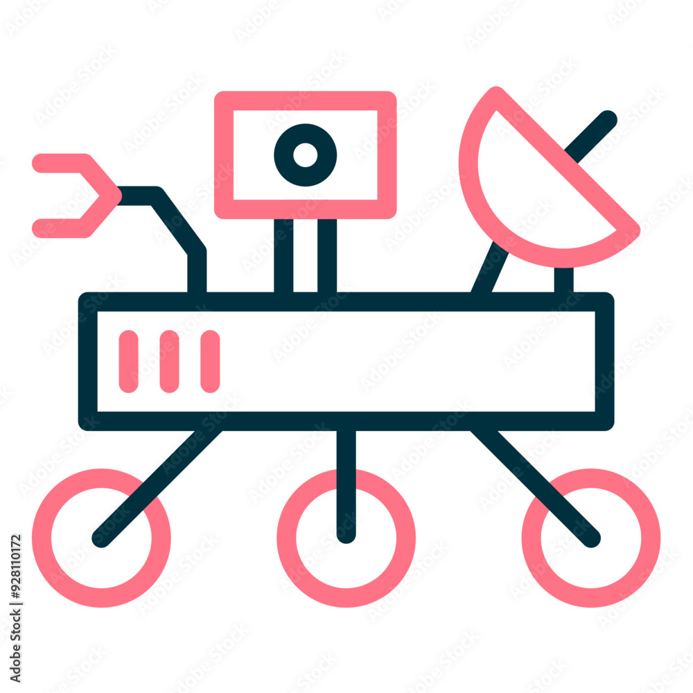 Mars Rover for Space Icon
