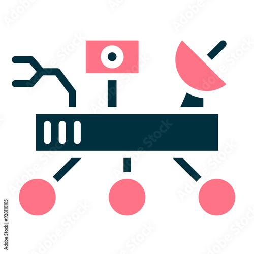 Mars Rover for Space Icon