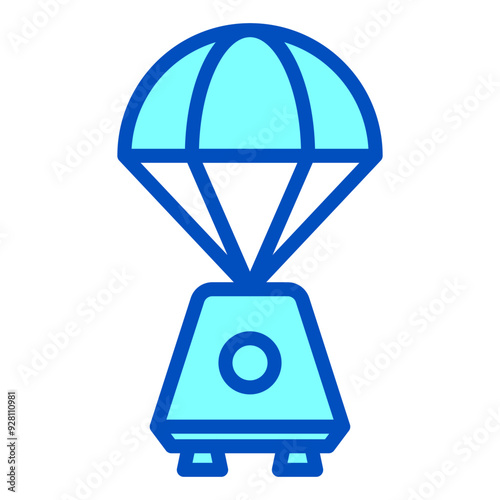 Space Capsule Parachute for Space Icon