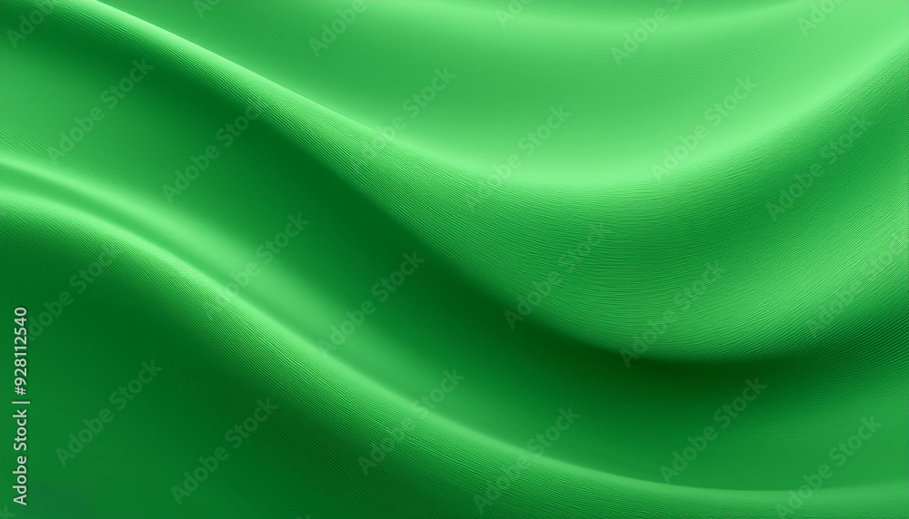 Abstract green liquid flowing elegant waves banner design. Smooth silk wavy header background Abstract green liquid flowing elegant waves banner design. Smooth silk wavy header background