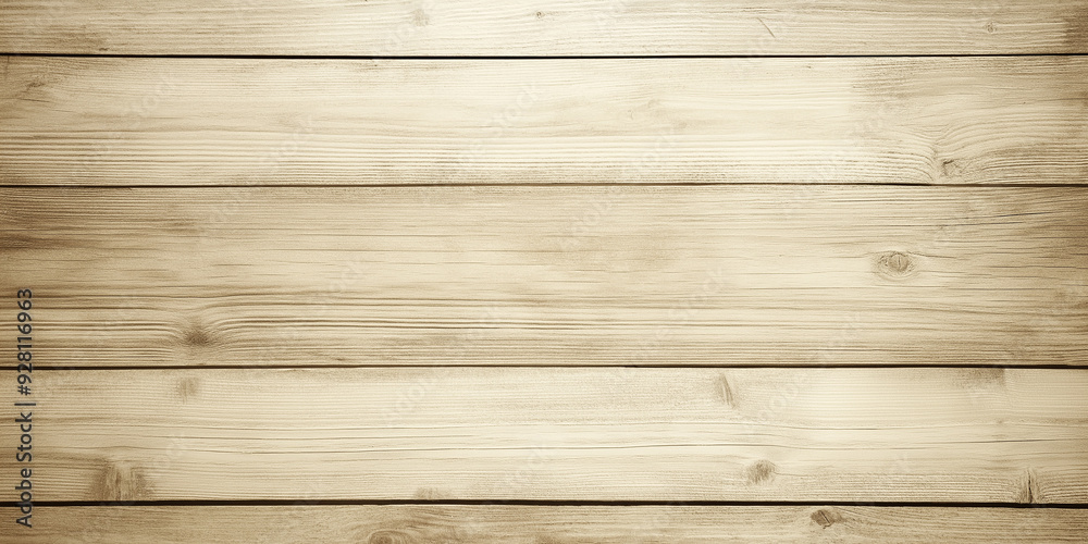 Fototapeta premium Light brown wooden planks forming a rustic background texture