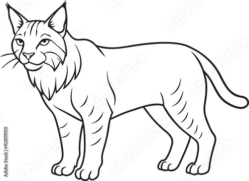 Bobcat vector png file