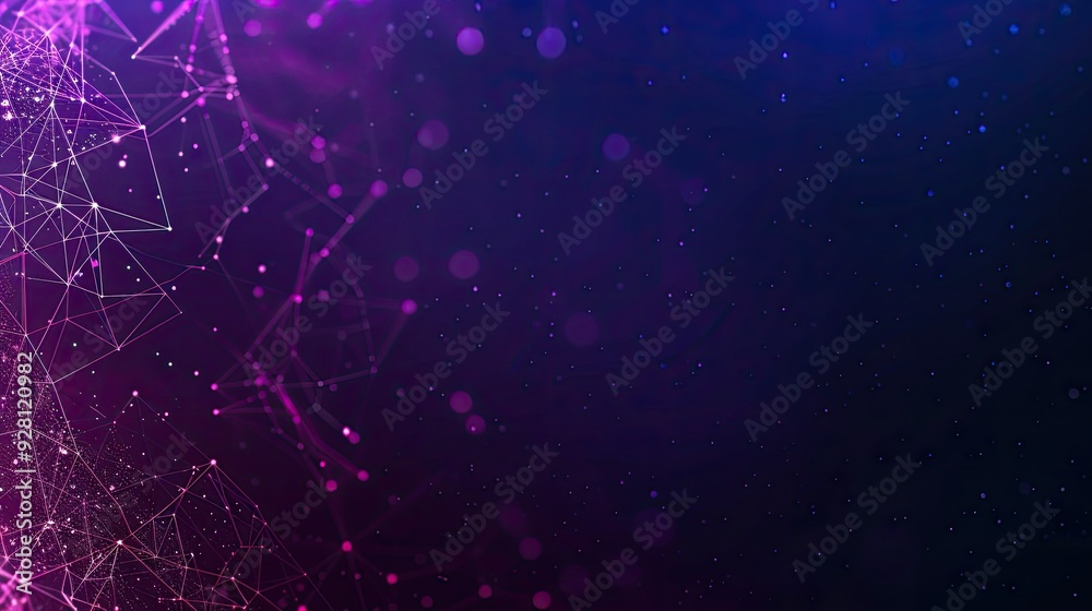 Abstract Purple and Blue Network Abstract Purple and Blue Network