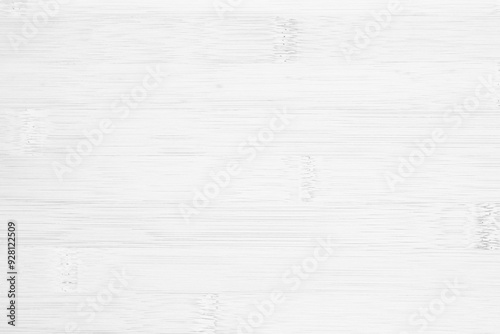 White wooden desk texture background, Top view. Abstract top bar table wood bamboo pattern nature.