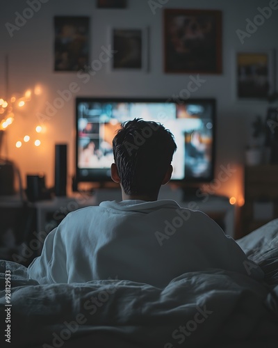  Person Deciding What to Watch on TV