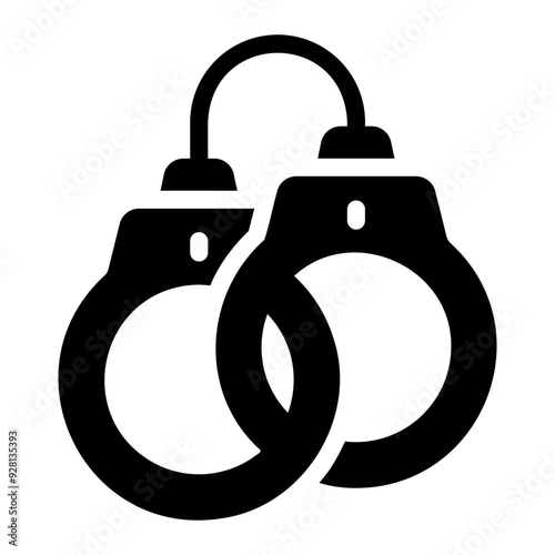 handcuffs Solid icon