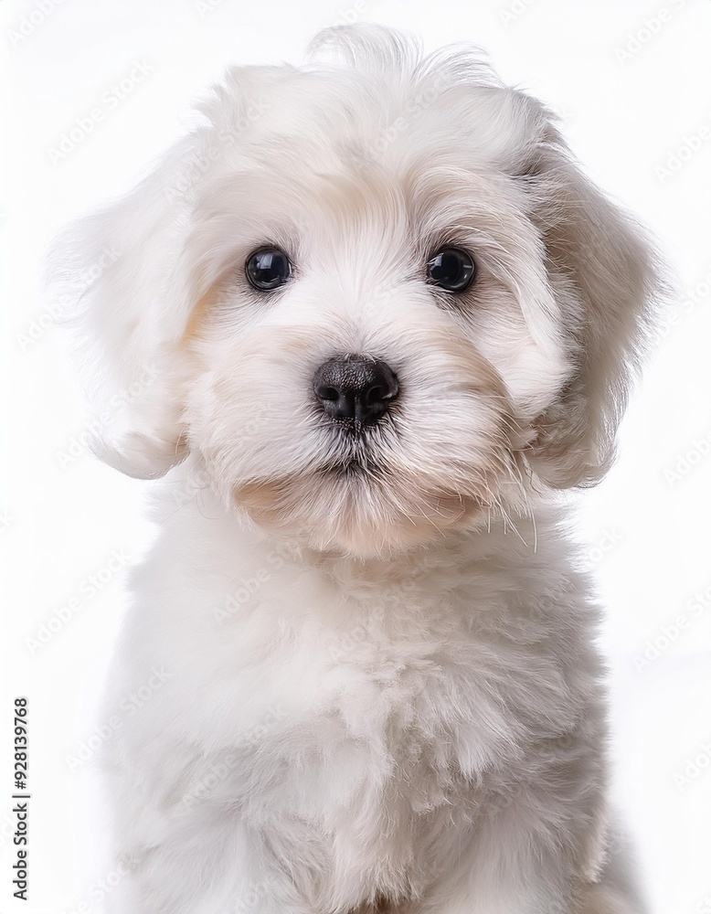ボロニーズの子犬のポートレート(Bolognese puppy portrait on white background)
ボロニーズの子犬のポートレート(Bolognese puppy portrait on white background)