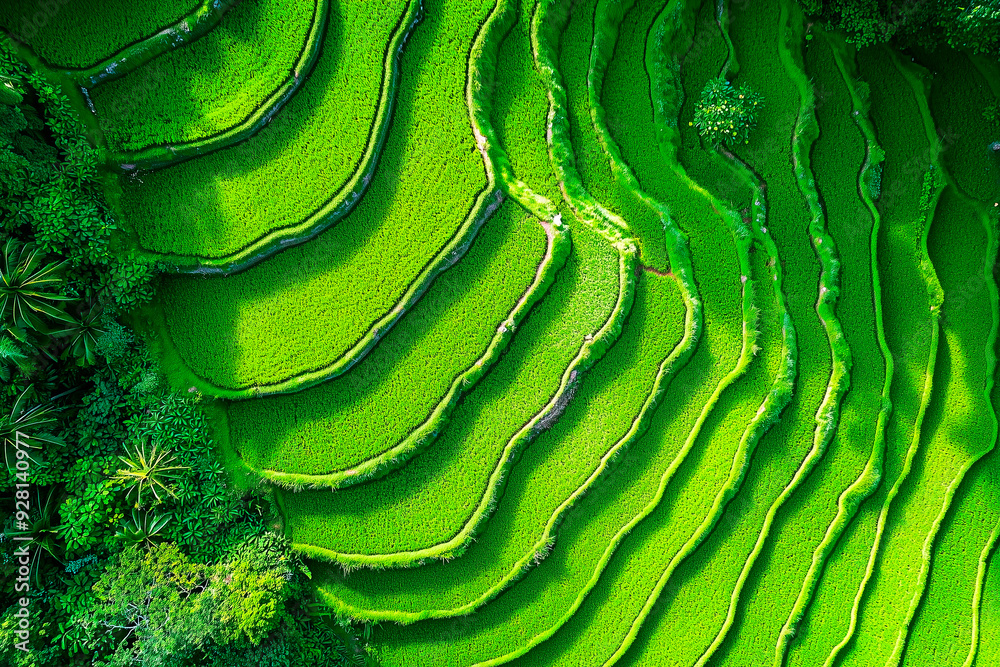 Eco Concept Futuristic agronomy Project ecology green earth Terraced