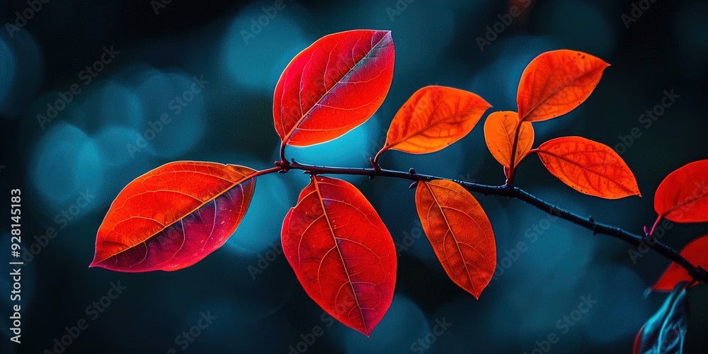 red and yellow leaves red and yellow leaves