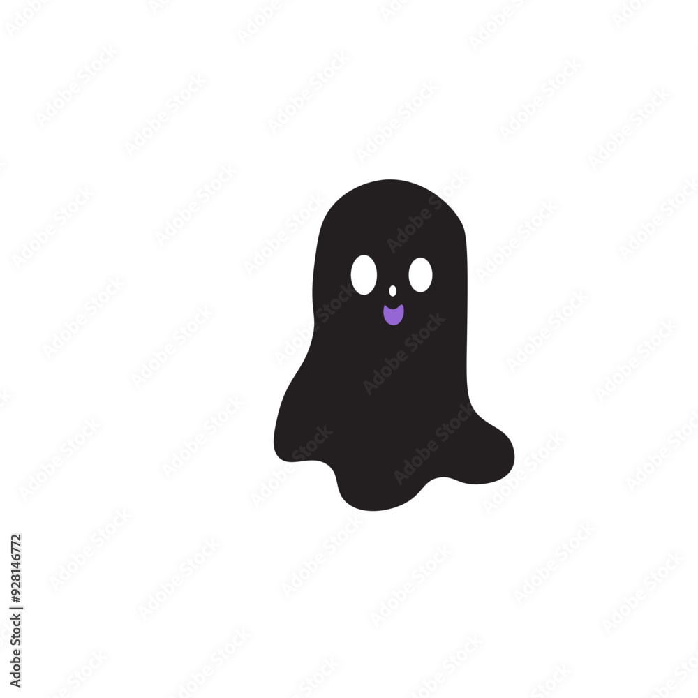 Halloween Cute Ghost Illustration Halloween Cute Ghost Illustration