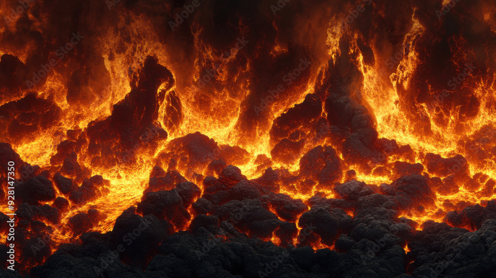 Lava texture fire background for graphic design. Lava texture fire background for graphic design.
