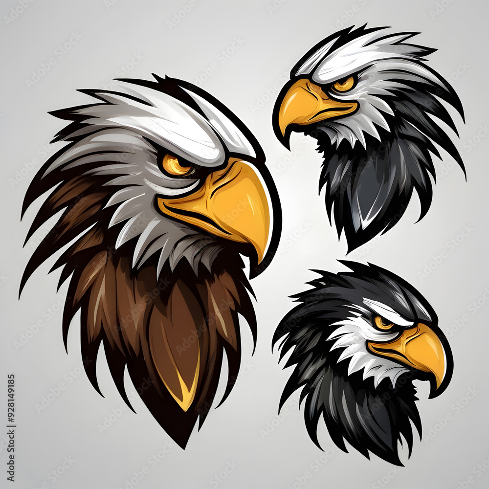 American bald eagle head illustration logo of a American eagle head American bald eagle American bald eagle head illustration logo of a American eagle head American bald eagle