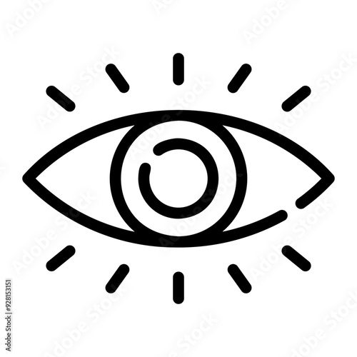 vision Line Icon