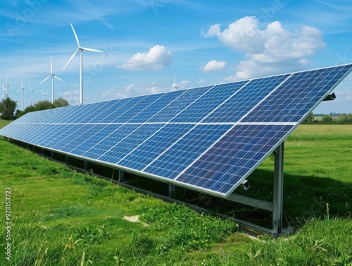 Solar Panels and Wind Turbines