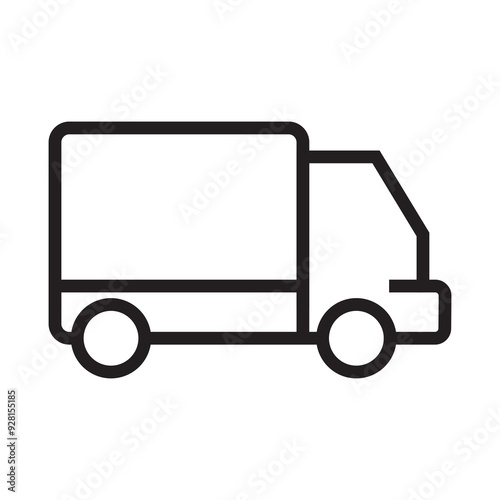 delivery truck logo icon