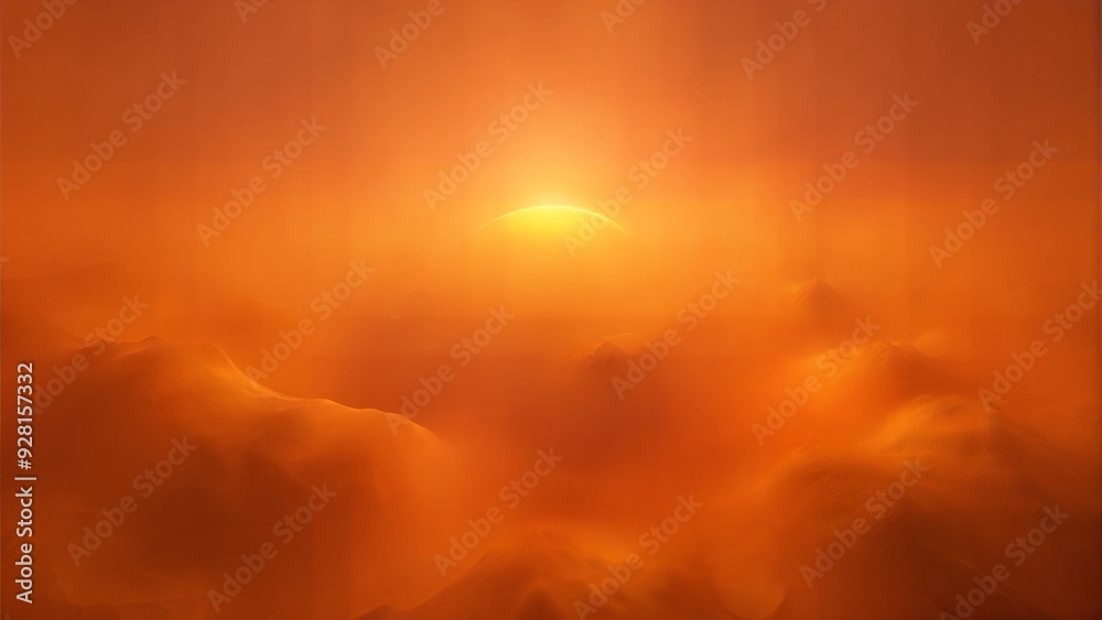 An abstract foggy orange background An abstract foggy orange background