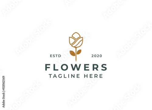 Beauty flowers and spa logo design vector illustration. Minimalist flowers logo design Free Download Beauty flowers and spa logo design vector illustration. Minimalist flowers logo design - GFXLoad
