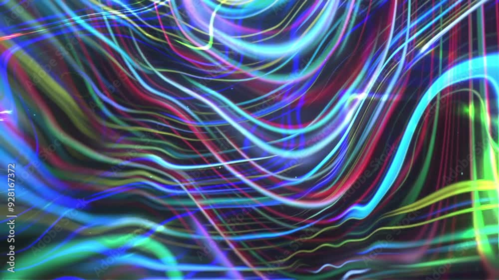 abstract background colorful line waves abstract background colorful line waves
