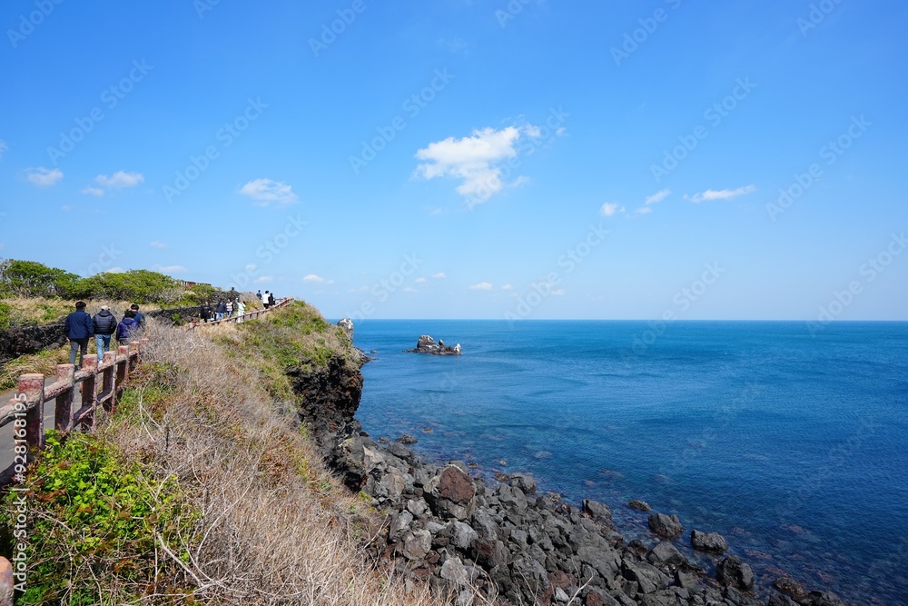 seaside walkway and fine view