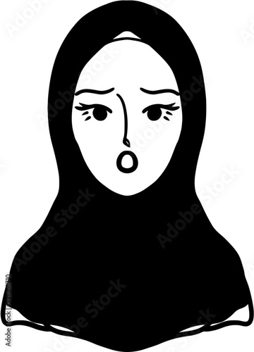 Modern Woman in Stylish Hijab