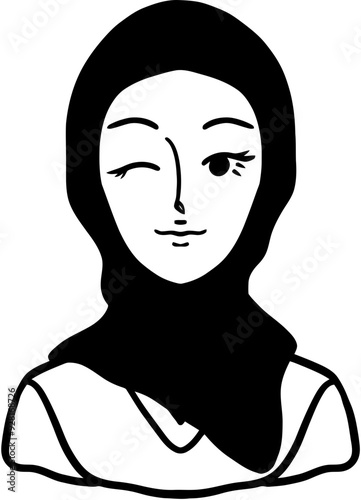 Modern Woman in Stylish Hijab