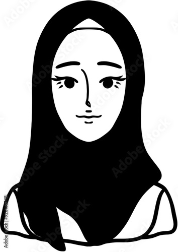 Modern Woman in Stylish Hijab