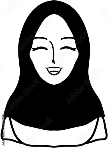 Modern Woman in Stylish Hijab
