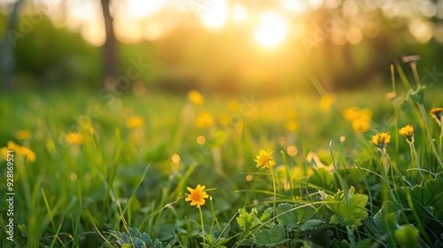 Golden Hour Meadow