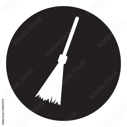 broom icon design