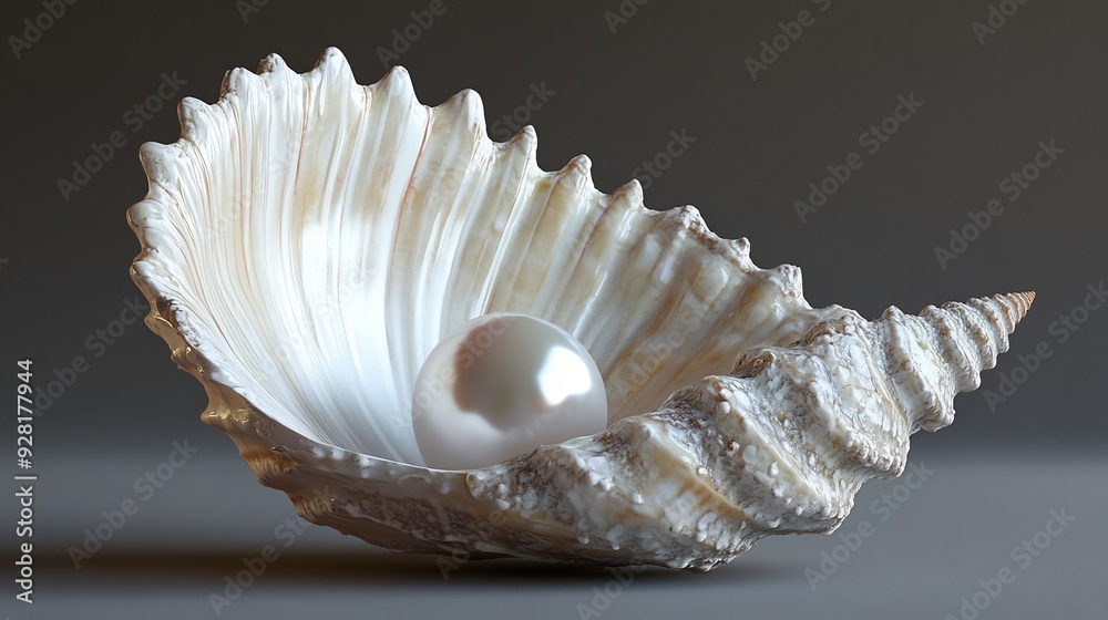 Pearl in Seashell Pearl in Seashell