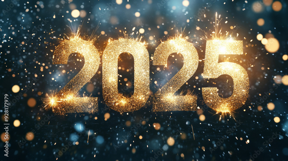 Festive happy new year 2025 background Festive happy new year 2025 background