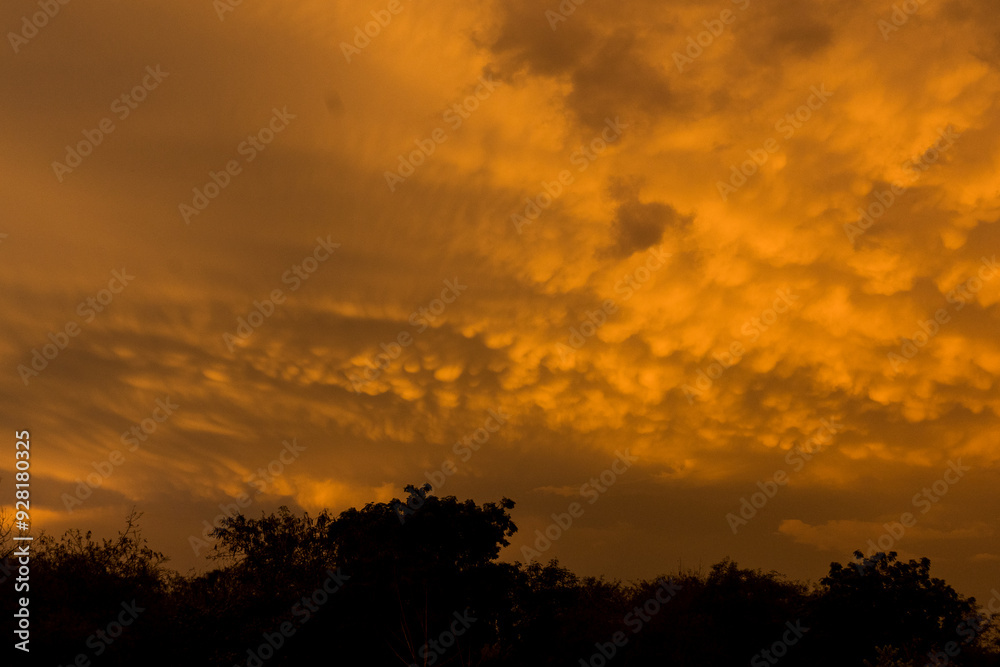 Fototapeta premium nubes mammatus