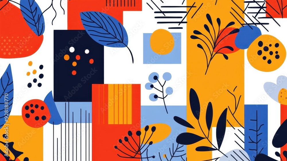 Fototapeta premium Explore a vibrant modern stripes abstract background that adds a playful touch to your designs. Perfect for graphic projects