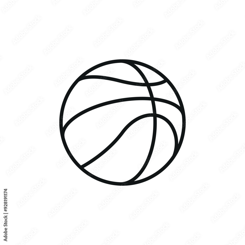 Basketball icon. Simple basketball icon for social media, app, and web design. Vector illustration Basketball icon. Simple basketball icon for social media, app, and web design. Vector illustration
